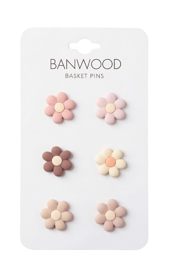 Декоративни пинове Banwood, цветя
